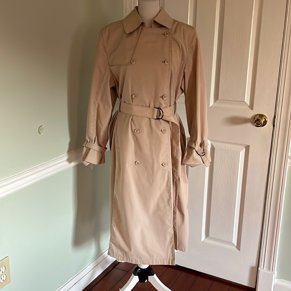 Vintage Double Breasted London Fog Trench Coat
